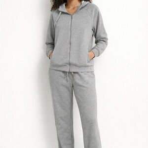 SuperPrity Lounge Set — Hoodie + Joggers | Heather Gray | Size Small